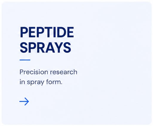 Peptide Sprays – Precision research in spray form